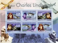 Guinea 2011 Charles Lindbergh Aviation MS